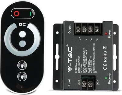 Obrázok produktu pre V-TAC LED pásik - príslušenstvo - dotykový diaľkový ovládač - čierny
