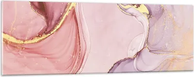 Produktbild von Bilder auf glas - Einteilig - Abstraktion Marmor Rosa - 90x30cm - Glasbilder - Wandbilder - Bilder - zum Aufhängen bereit - Wanddekoration aus Glas - Glas Bilder - Wandbild auf Glas - GAB90x30-4528