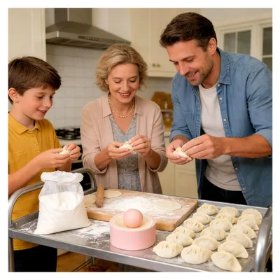 Produktbild von Teigtaschenformer für Tortillas, Ravioli und Empanadas, Küchenwerkzeug für Gebäck und Snacks