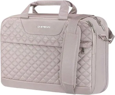 Produktbild von Ultiluxe Laptoptasche 17,3 Zoll - Rosa - 43 x 32 x 16,5 cm - Damen Schultertasche - Wasserfest - Notebook Sleeve