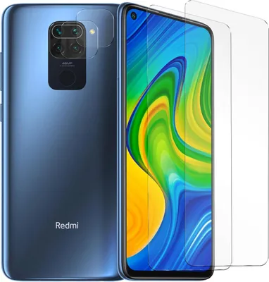 Produktbild von 4in1 Conie Schutzfolien Set für Xiaomi Redmi Note 9 Glasfolie Displayschutz Kamera Schutz Folie Panzer Glas Schutzfolie