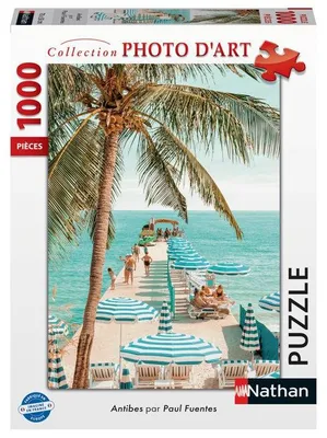 Obrázek produktu pro – Puzzle o 1000 dílků – Antibes / Paul Fuentes Design – Od 14 let – Dokonalé spojení dílků – Kolekce uměleckých fotografií – 12001861