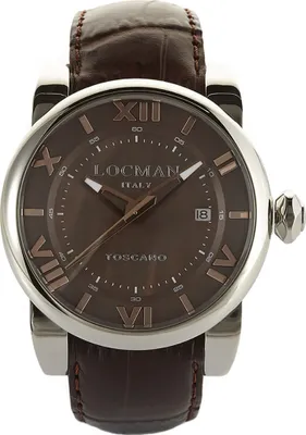 Produktbild von 0590V11-00MNPSN Italy Uniuhr Toscano Automatik braun Ref. 590 Locman