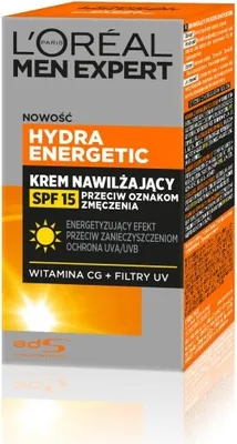 Produktbild von Loreal Men Expert Hydra Energetic Feuchtigkeitscreme gegen Anzeichen von Müdigkeit SPF15 50ml
