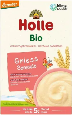 Produktbild von VOLLKORNBREI OHNE ZUCKERZUSATZ AB DEM 5. LEBENSMONAT DEMETER 250 g – HOLLE