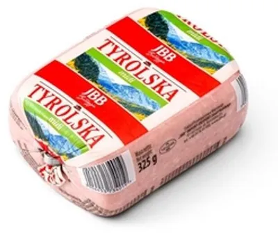 Zdjęcie produktu dla Kiełbasa Tyrolska JBB Wędzona Średnio Rozdrobniona 325 g