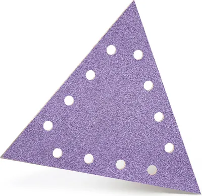 Produktbild von MENZER Purple HD Klett-Schleifscheiben, 290 x 250 mm, 12-Loch, f. Trockenbauschleifer, Keramik-Mix (5 Stk.) K320