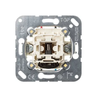 Produktbild von Jung Wipp-Kontrollschalter (Einsatz), 10 AX, 250 V, Universal Aus-Wechsel, 1 Stk.