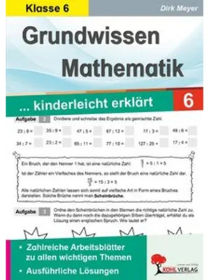 Image de Grundwissen Mathematik 6. Schuljahr