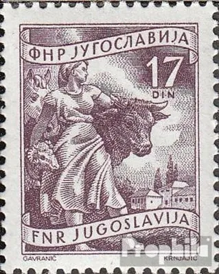 Produktbild von Briefmarken Jugoslawien 1955 Mi 760 (kompl.Ausg.) postfrisch Freimarke