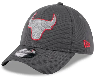 Produktbild von New Era 39Thirty Stretch Cap - Chicago Bulls charcoal - M/L