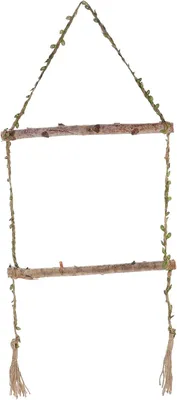 Produktbild von 1 Set Wandmontierter dekorativer Fotohalter aus Jute zur Präsentation von Souvenirs, leicht und praktisch im rustikalen Stil