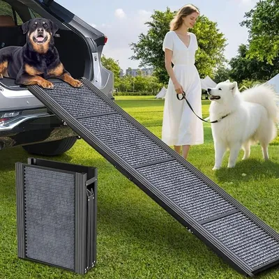 Imagen del producto de Rampa para perros, estable y resistente. Rampa para perros