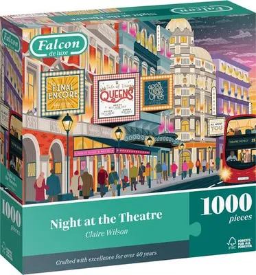 Produktbild von Falcon de luxe Falcon - Night at the Theatre (1000 Teile), 1000 Stück(e), andere, 15 Jahr(e)