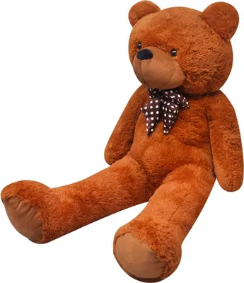 Obrázok produktu pre XXL Mäkký plyšový medvedík na hranie, hnedý 135 cm