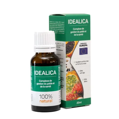 Produktbild von Idealica – Tropfen, 20 ml, Nahrungsergänzungsmittel zur Unterstützung des Gewichtsmanagements