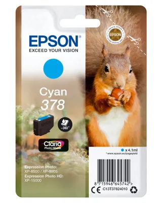 Zdjęcie produktu dla Wkład do drukarki EPSON 378/T37824 cyan