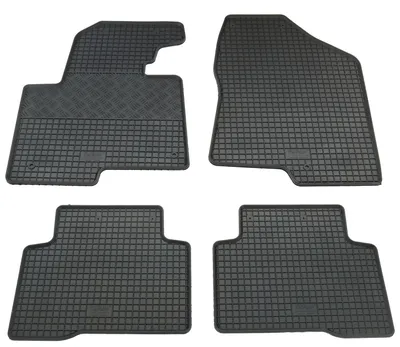 Gummifußmatten Set 4-teilig für Hyundai Santa Fe 3 DM (2012-), schwarz