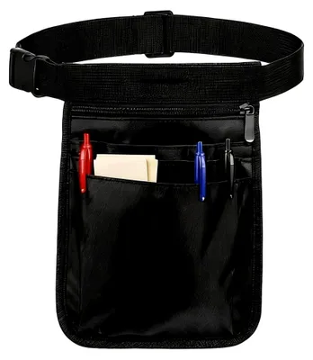 Produktbild von Gürteltasche für Damen mit verstellbarem Gürtel – Multifunktionale Organizer-Tasche für Pflegekräfte, Kellner und Friseure in Schwarz