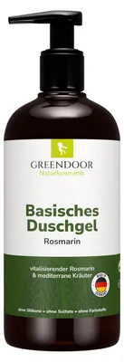 Produktbild von GREENDOOR Basisches Duschgel Rosmarin