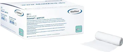 Produktbild von 560 Maielast glatt LUX Fixierbinden | unsteril | 4 cm x 4 m | elastische Binden