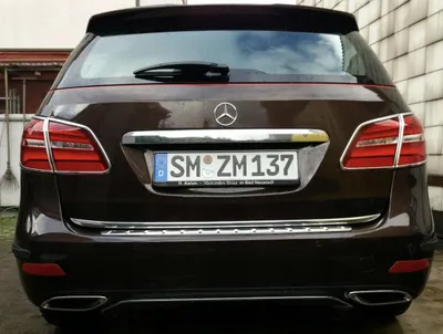 Obrázek produktu pro Mercedes třídy B W242 W246 – chromový kryt zadních dveří