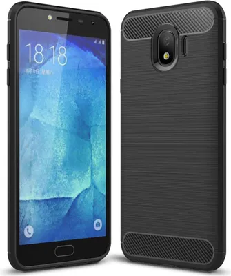 Produktbild von Hülle für Samsung Galaxy J4 2018 Handyhülle Schutzhülle Cover Case Carbon farben