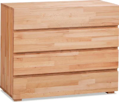 Produktbild von HASENA Wood Line Lovara Kommode 4 Schubladen Kernbuche natur