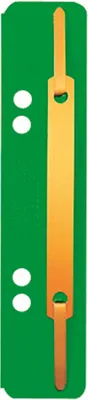 Zdjęcie produktu dla Paski do teczek zawieszkowych Leitz 37010055 35x158mm karton zielony 250 szt/opak.