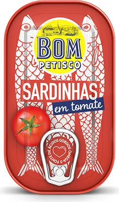 Produktbild von PORTUGIESISCHE SARDELLEN IN TOMATENSAUCE 120 g (78 g) – BON APPETIT (BOM PETISCO)