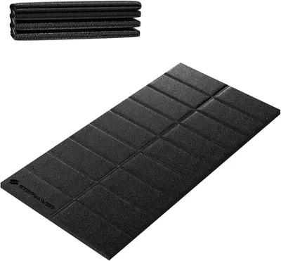 Image de Tapis de fitness pour tapis de course - Noir - 182,9 x 81,3 cm - Épaisseur : 6 mm - PVC - Usage domestique