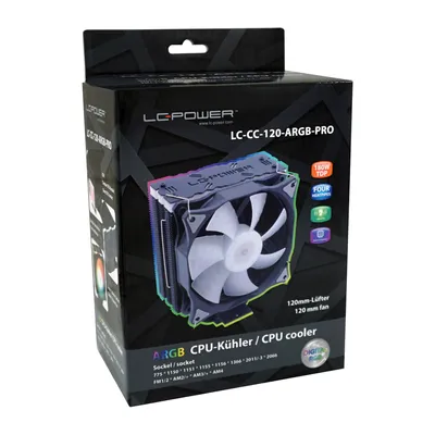 Immagine prodotto di LC-Power Kühler LC-CC-120-ARGB-PRO 1700/1150/1151/1156/1366