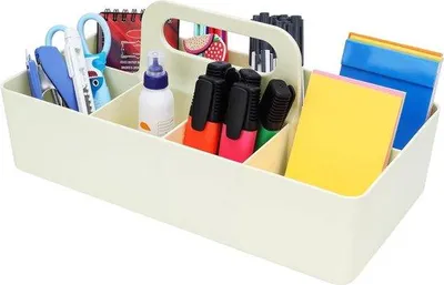 Image de Organiseur mural à 8 compartiments, blanc, 17 x 33 x 8 cm