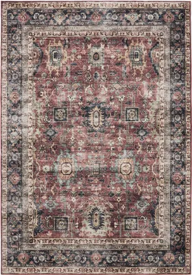 Zdjęcie produktu dla benuta prany vintage dywan George Wielokolorowy 300x400 cm dywan do salonu sypialni miękki orientalny prostokątny