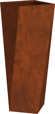 Immagine prodotto di vidaXL Fioriera Rusty 30 x 30 x 75 cm Acciaio resistente alle intemperie
