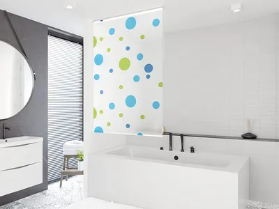 Immagine prodotto di Tenda a rullo per doccia modello Sylt 7 larghezze a scelta (140x240 cm)