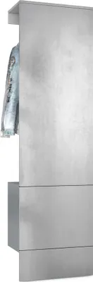 Produktbild von Vladon Garderobe Carlton Set 5, Germany, Wandgarderobe aus Flur-Paneel mit Kleiderstange & Wandschrank, Anthrazit matt/Beton Oxid Optik (52 x 193 x 35 cm)