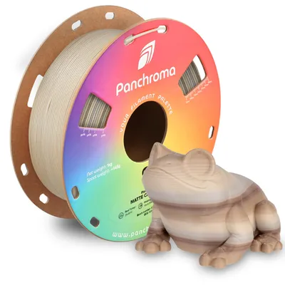Zdjęcie produktu dla Filament PLA, efekt gradientu, matowy, 1,75 mm, kolor cappuccino, 1 kg
