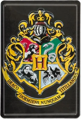 Produktbild von Logoshirt Harry Potter 3D Blechschild Hogwarts 20 x 30 cm LGS-6931634000