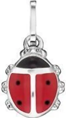Image de Pendentif coccinelle 925 argent sterling rhodié