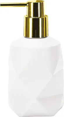 Produktbild von Kleine Wolke Seifenspender GOLDEN CRACKLE Weiß