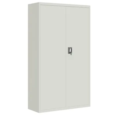 Zdjęcie produktu dla vidaXL Szafka na dokumenty jasnoszara 105x40x180 cm stalowa