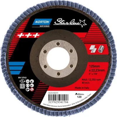 Immagine prodotto di Disco lamellare Starline 125 mm P120