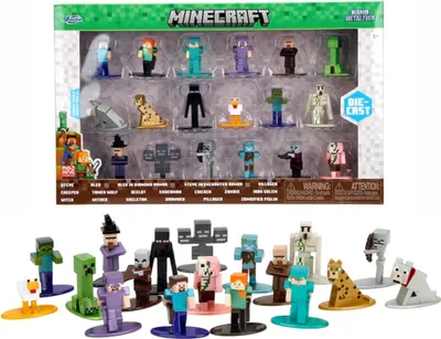 Immagine prodotto di Minecraft - Set da collezione di figure in metallo serie 12 3265013
