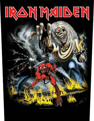 Produktbild von Iron Maiden Number Of The Beast Aufnäher zum Aufnähen