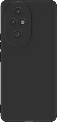 Produktbild von Mayaxess, Ultradünne Schutzhülle für Honor 200 Pro aus weichem Silikon, Schwarz