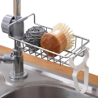 Produktbild von Keukenorganisator aus Stahl - 17,5 cm - Silber