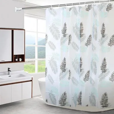 Immagine prodotto di Tenda da doccia antimuffa - Impermeabile - 180x180 cm - Grigio