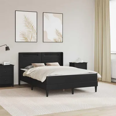 Produktbild von Maison Exclusive - Bettgestell mit Matratze Schwarz 160 x 200 cm Kunstleder