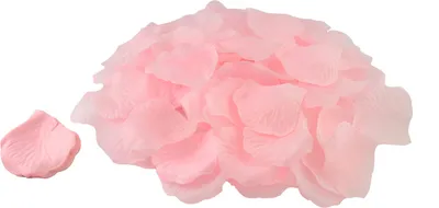 Produktbild von 100 Stück Rosenblüten 5cm, Farbe:hell rosa 150